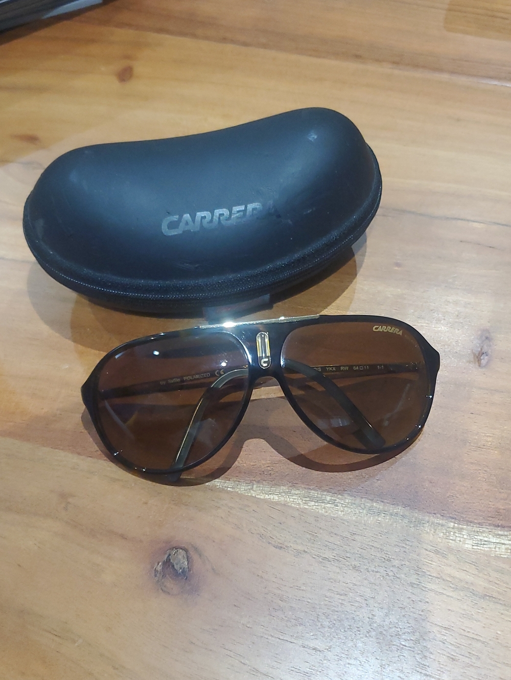 Authentic Vintage Y2k Premium CARRERA Polarized Aviator HOT/S YKX RW Sunglasses - Picture 3 of 16